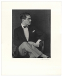 Berenice Abbott Signed Photo Mat of Her Portrait of Rene Crevel -- Measures 16 x 20